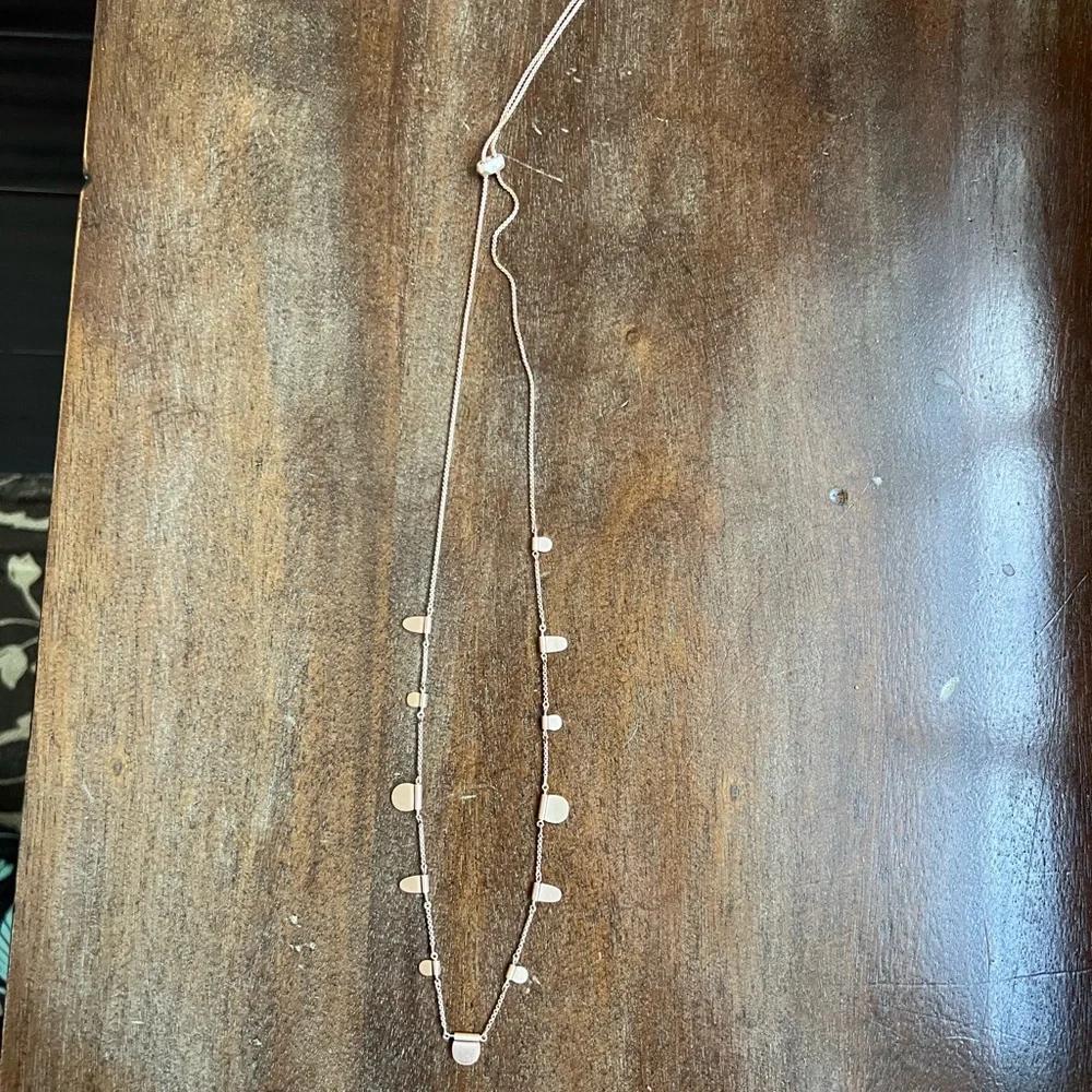 Kendra Scott Rose Gold Olive Necklace